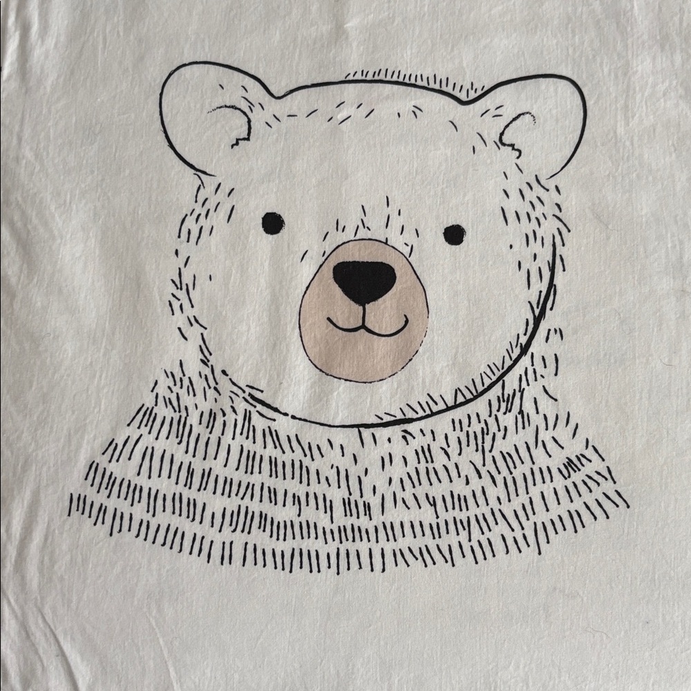 Handmade teddy bear baby/toddler quilt/blanket